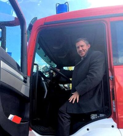 Kreisvorsitzender und MdB Andreas Schwarz weiß die Arbeit der Einsatzkräfte zu schätzen